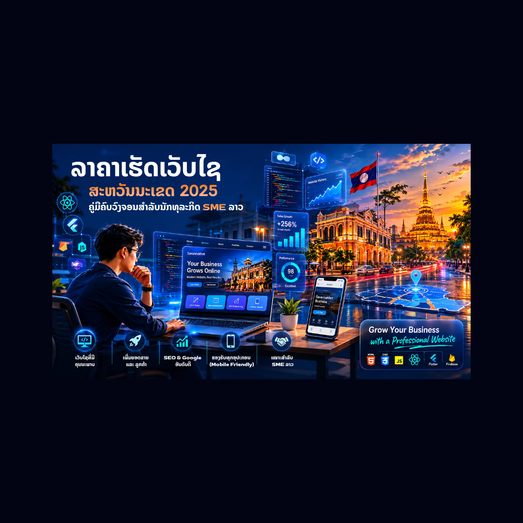 ລາຄາເຮັດເວັບໄຊ ສະຫວັນນະເຂດ 2025: ຄູ່ມືຄົບວົງຈອນສຳລັບນັກທຸລະກິດ SME ລາວ